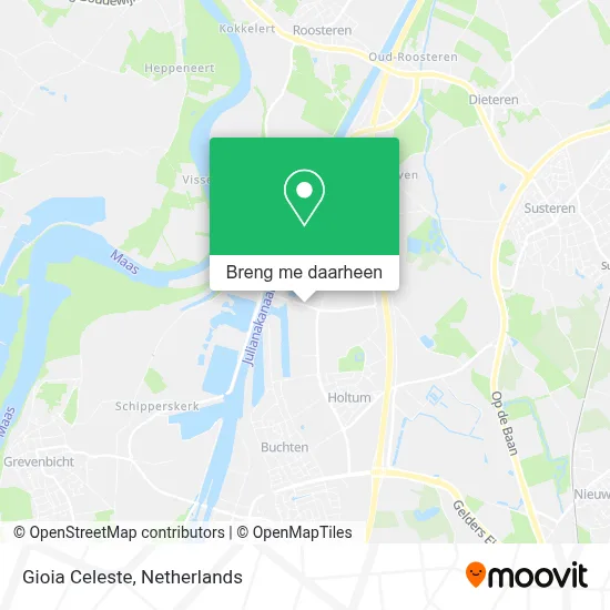 Gioia Celeste kaart