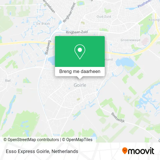 Esso Express Goirle kaart