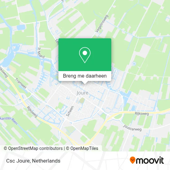Csc Joure kaart