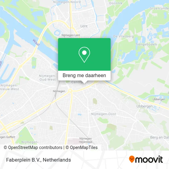 Faberplein B.V. kaart