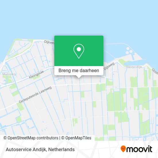Autoservice Andijk kaart