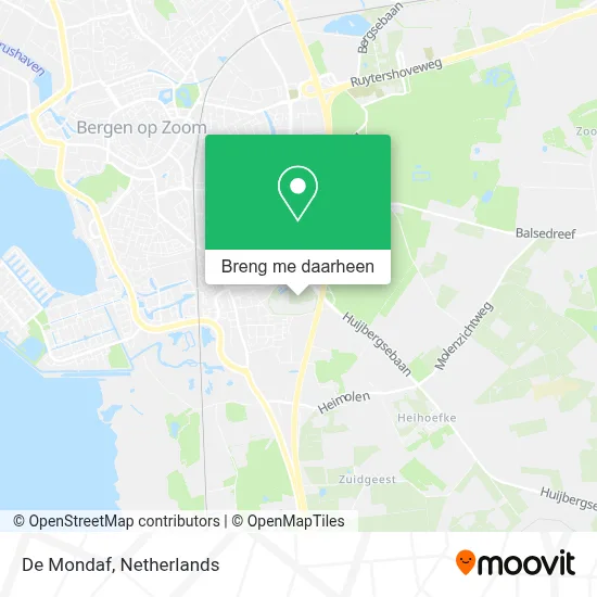 De Mondaf kaart