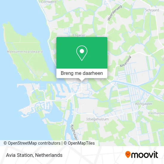 Avia Station kaart