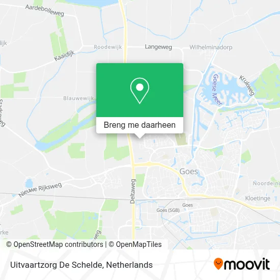 Uitvaartzorg De Schelde kaart