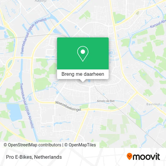 Pro E-Bikes kaart