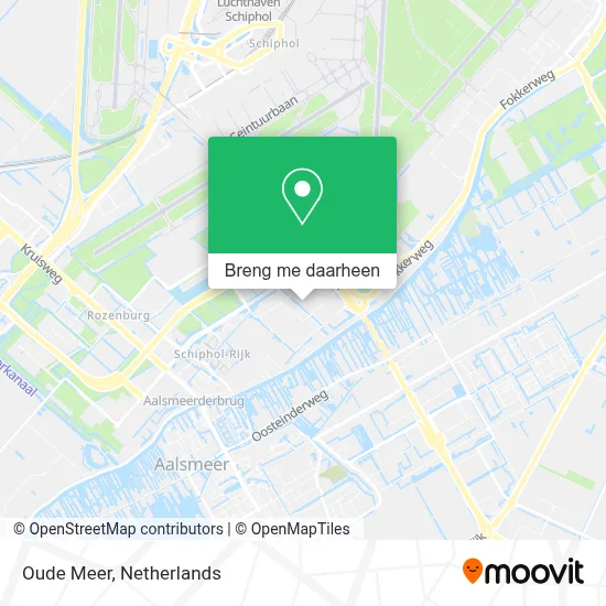 Oude Meer kaart