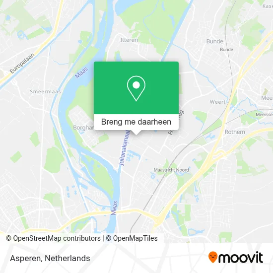 Asperen kaart
