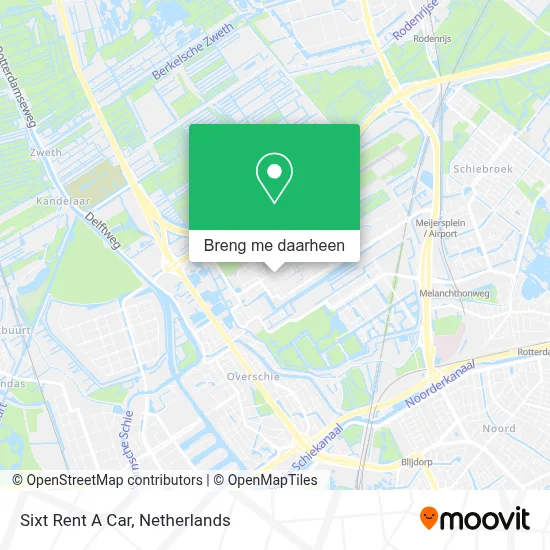 Sixt Rent A Car kaart