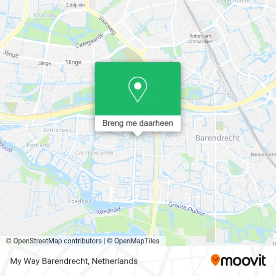 My Way Barendrecht kaart