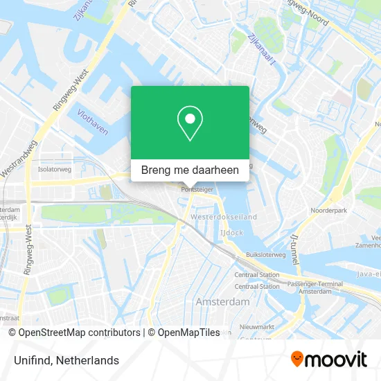 Unifind kaart