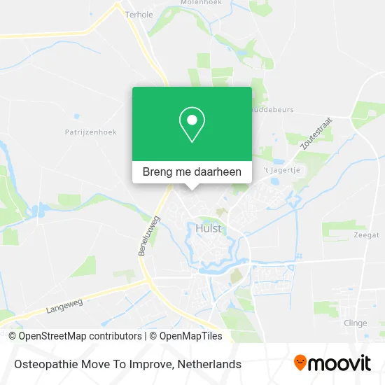 Osteopathie Move To Improve kaart
