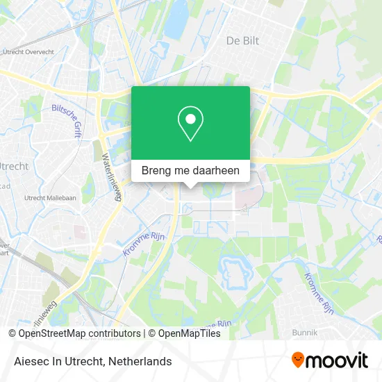 Aiesec In Utrecht kaart