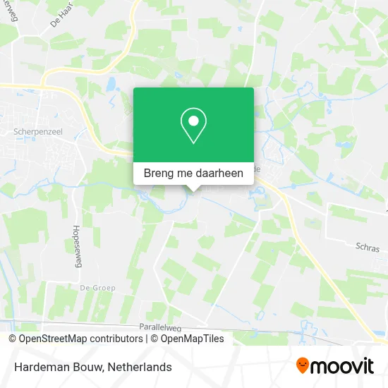 Hardeman Bouw kaart