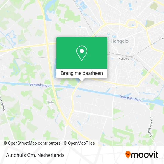Autohuis Cm kaart