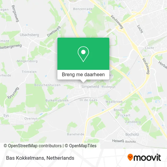 Bas Kokkelmans kaart