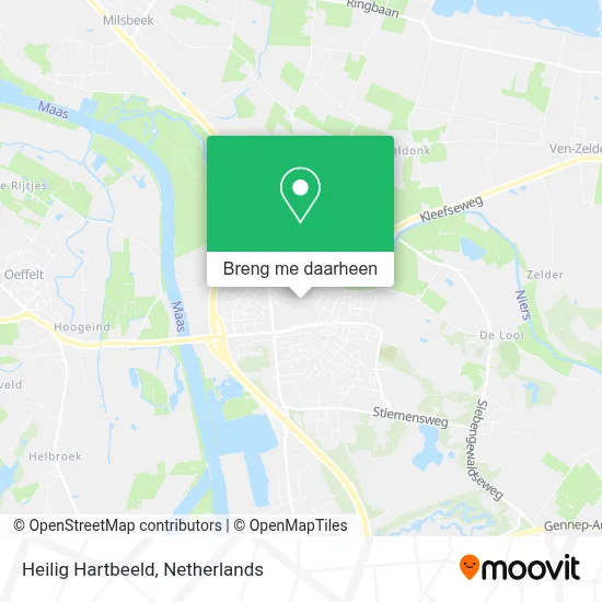 Heilig Hartbeeld kaart