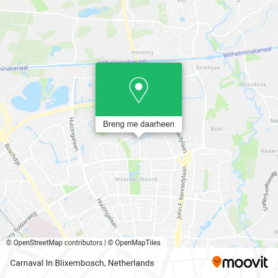 Carnaval In Blixembosch kaart