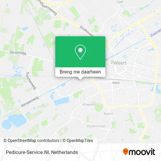 Pedicure-Service.Nl kaart