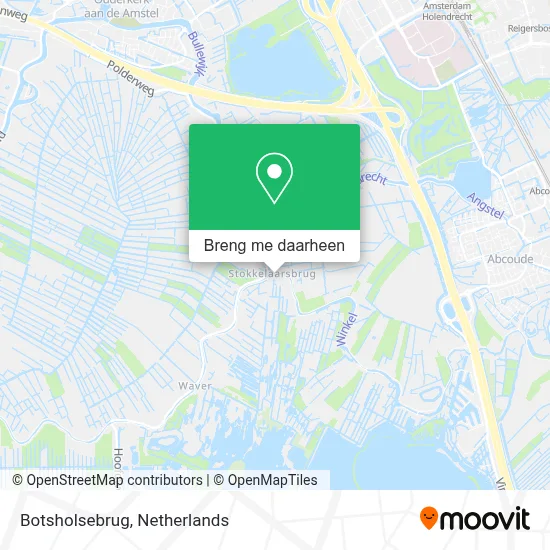 Botsholsebrug kaart