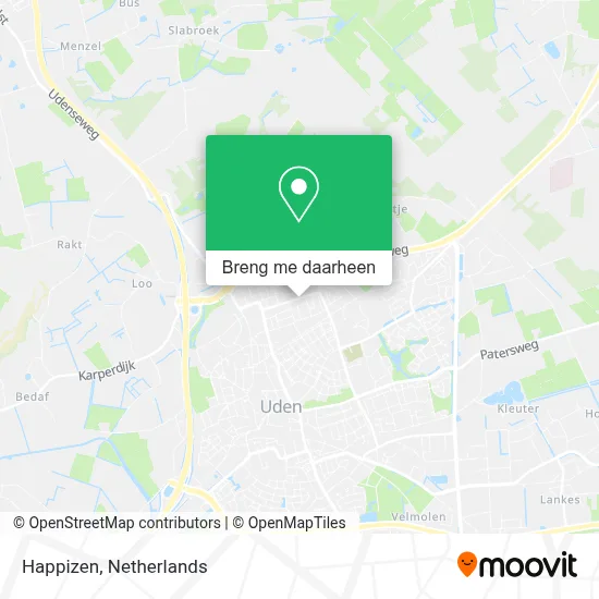 Happizen kaart