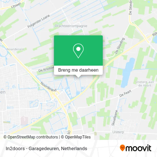 In2doors - Garagedeuren kaart