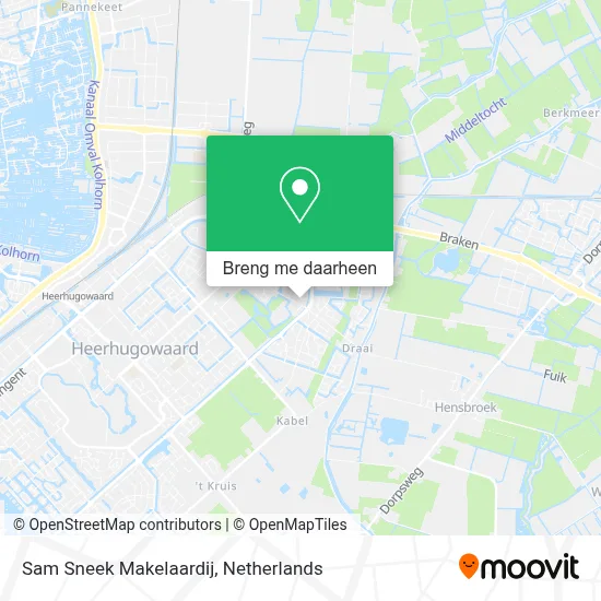 Sam Sneek Makelaardij kaart