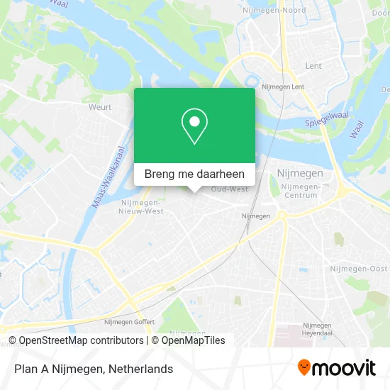 Plan A Nijmegen kaart