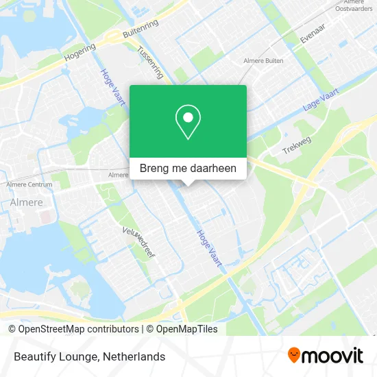 Beautify Lounge kaart