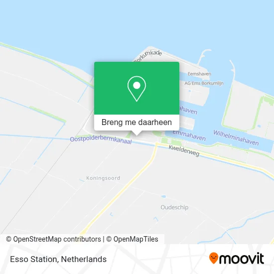 Esso Station kaart