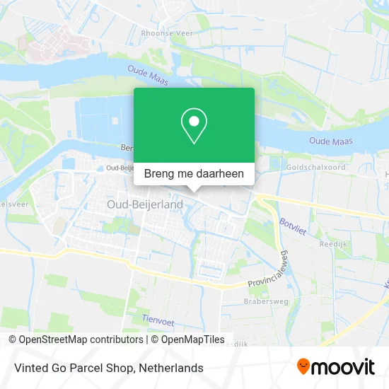 Vinted Go Parcel Shop kaart