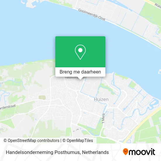 Handelsonderneming Posthumus kaart