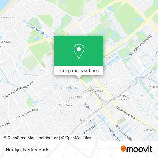 Nedlijn kaart