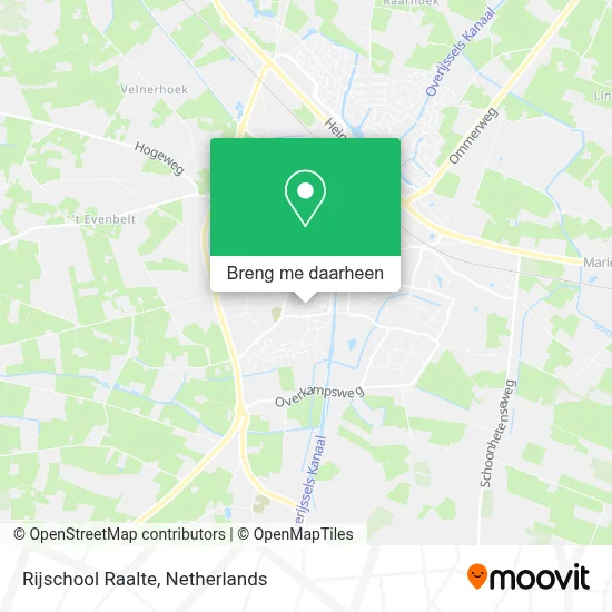 Rijschool Raalte kaart