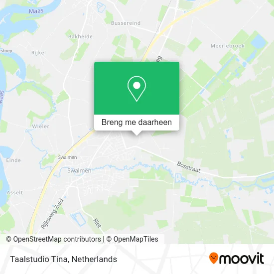 Taalstudio Tina kaart