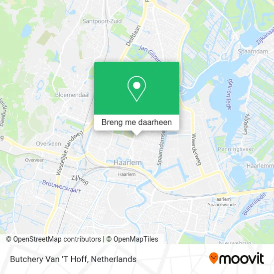 Butchery Van 'T Hoff kaart