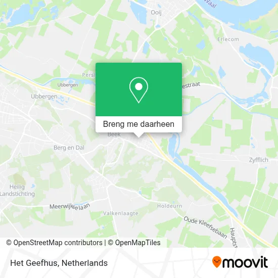 Het Geefhus kaart