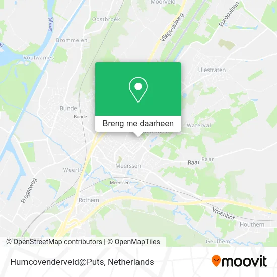 Humcovenderveld@Puts kaart