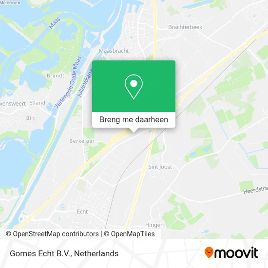 Gomes Echt B.V. kaart