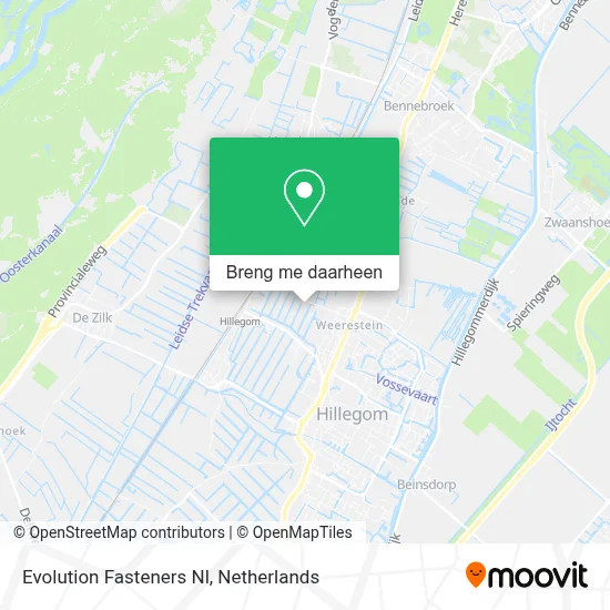 Evolution Fasteners Nl kaart