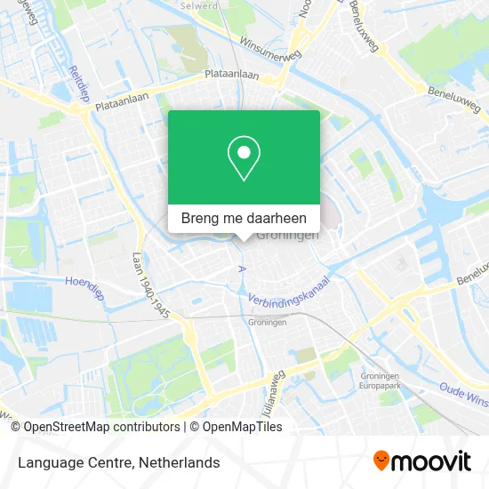 Language Centre kaart