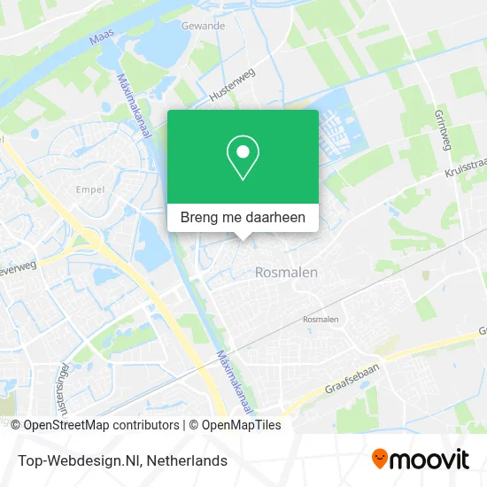 Top-Webdesign.Nl kaart