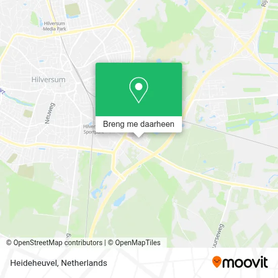 Heideheuvel kaart