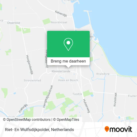 Riet- En Wulfsdijkpolder kaart