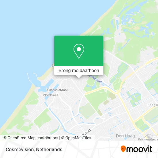 Cosmevision kaart