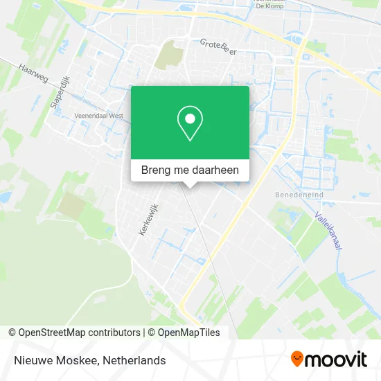 Nieuwe Moskee kaart
