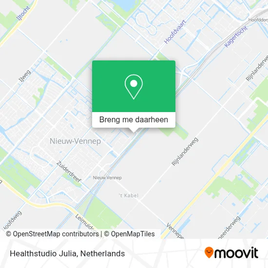 Healthstudio Julia kaart