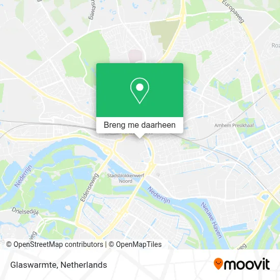 Glaswarmte kaart