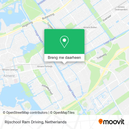 Rijschool Ram Driving kaart