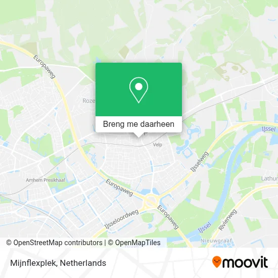 Mijnflexplek kaart