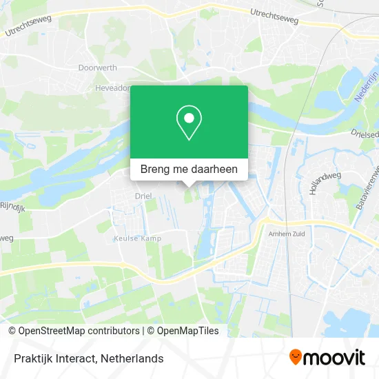 Praktijk Interact kaart